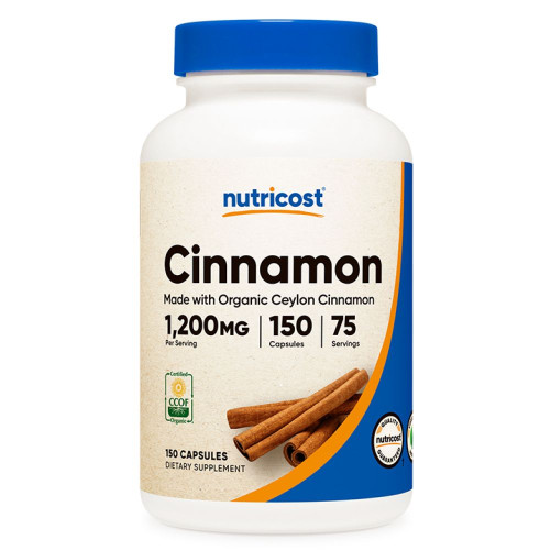 Nutricost Цейлонска канела 600 мг х 150 капсули