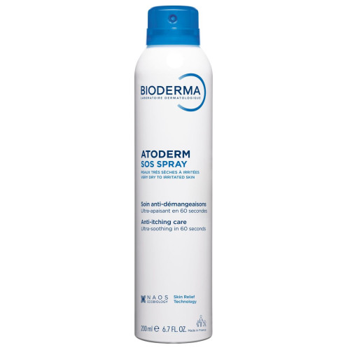 Bioderma Atoderm SOS Противосърбежен успокояващ спрей 200 мл