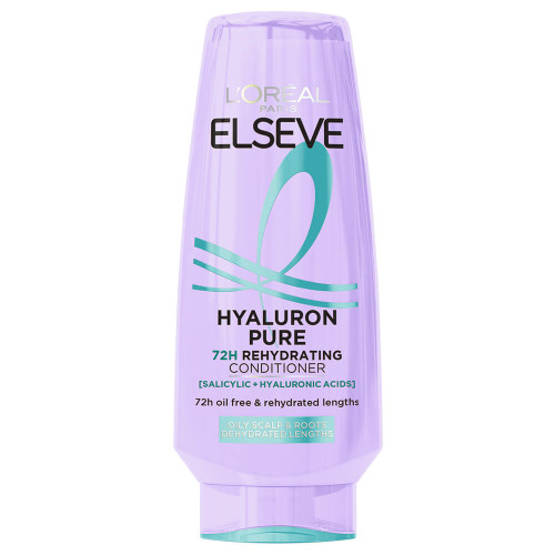Elseve Hyaluron Pure Хидратиращ балсам за мазен скалп и сухи краища 200 мл