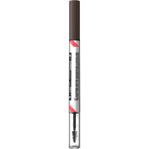 Maybelline Build-A-Brow Молив и гел за вежди 2в1, цвят 260 Deep Brown