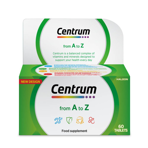 Centrum A-Z Витамини и минерали за възрастни х 60 таблетки Pfizer