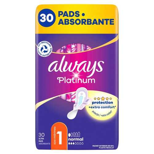 Always Platinum Normal Дамски превръзки 30 бр