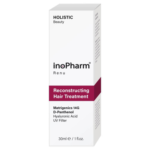 InoPharm Renu Reconstructing Възстановяващ серум за увредена и третирана коса 30 мл