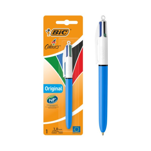 BIC Многоцветен химикал 4 цвята 1 мм