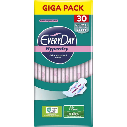 Everyday Hyperdry Normal Ultra Plus Дамски превръзки х 30 броя