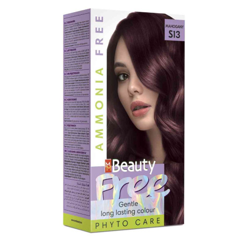 MM Beauty Ammonia Free Трайна фито боя за коса без амоняк, S13 Махагон