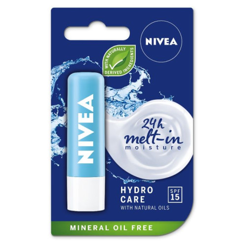 Nivea Hydro Care Балсам за устни SPF15 4.8 гр