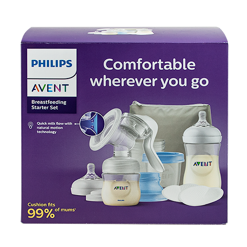 Начален комплект за кърмене с ръчна помпа за кърма Philips Avent Natural Motion  SCF430/16