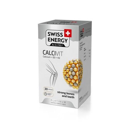 Swiss Energy Calcivit Витамини за здрави кости и зъби х30 капсули