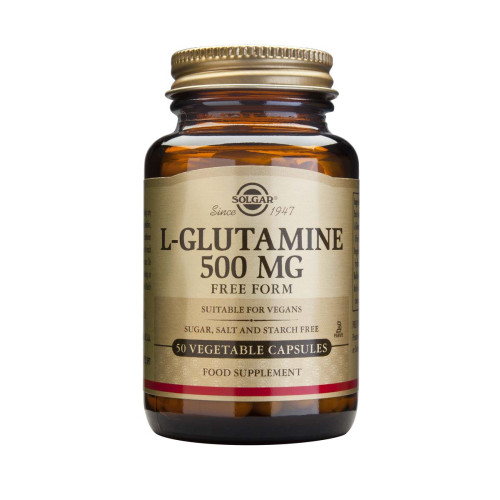 Solgar L-glutamine Л-глутамин за имунната система 500 мг х50 капсули