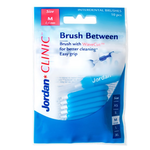 Jordan Clinic Interdental Интердентална четка за зъби M 0,6 мм 10 бр