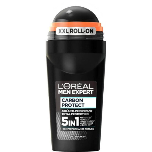 L’Oreal Men Expert Carbon Protect 5in1 Део рол-он против изпотяване за мъже 50 мл