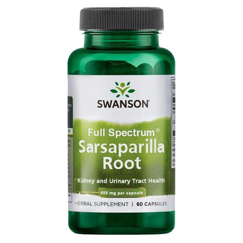 Swanson Sarsaparilla Root Корен от Сарсапарила 450 мг х60 капсули