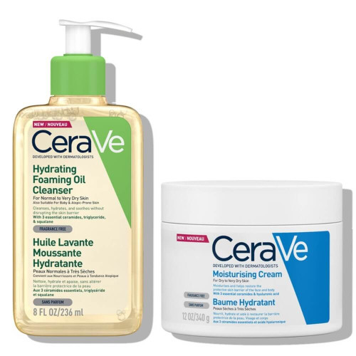 CeraVe Daily Ежедневна грижа за много суха кожа на тялото, склонна към атопия Комплект