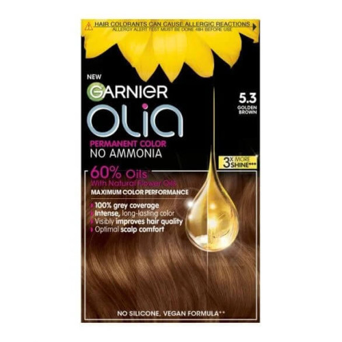 Garnier Olia Трайна безамонячна боя за коса 5.3 Golden Brown