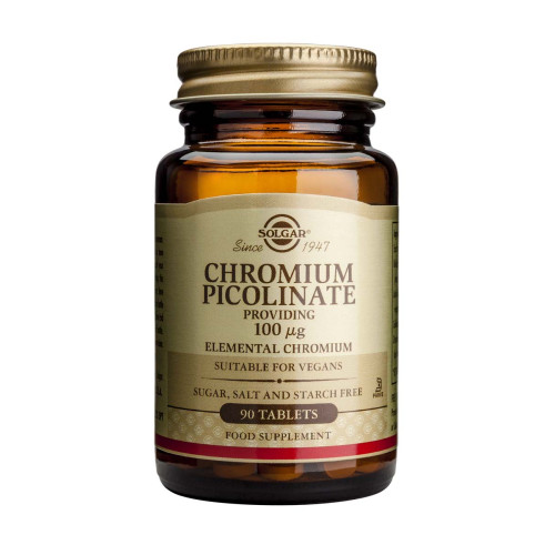 Solgar Chromium Picolinate Хром Пиколинат 100 мг х90 таблетки