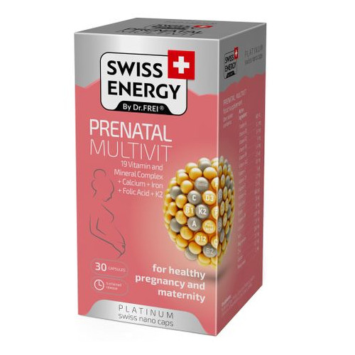 Swiss Energy Prenatal Multivit Мултивитамини за бременни х30 капсули