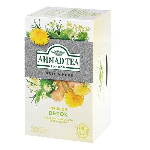 Ahmad Tea Cleansing Detox Билков чай Детокс x 20 филтърни пакетчета 