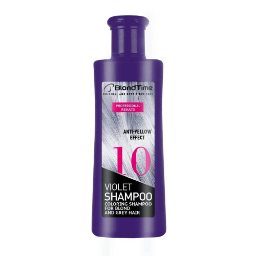 Blond Time Violet 10 Оцветяващ шампоан за изрусени и сиви коси 150 мл