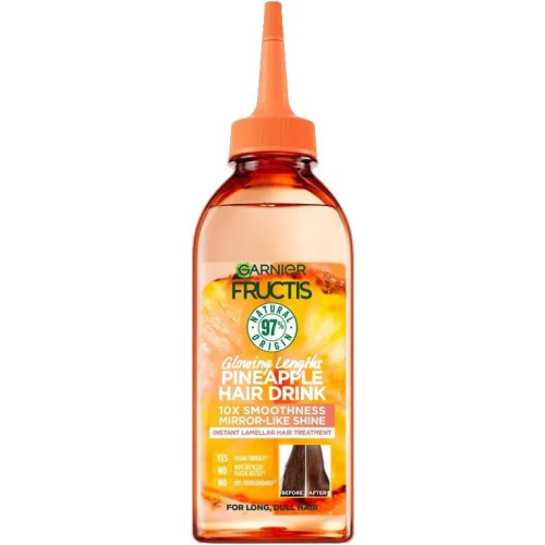 Garnier Fructis Pineapple Hair Food Течен балсам за дълга коса без блясък 200 мл