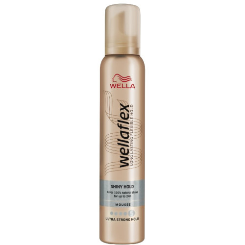 Wella Wellaflex Shiny Hold Пяна за коса за блясък 5 200 мл Procter&Gamble