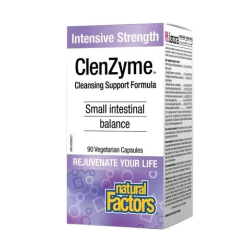 Natural Factors Clenzyme Кандида Ензимна формула за добро храносмилане 90 капсули
