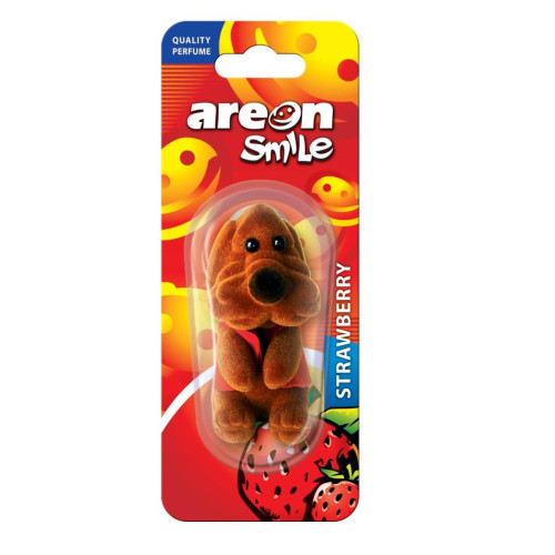 Ароматизатор играчка Areon Strawberry – Кафяво куче