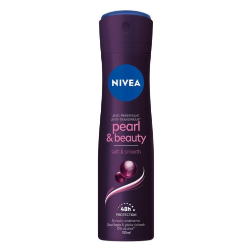 Nivea Pearl & Beauty Black Дезодорант спрей против изпотяване за жени 150 мл