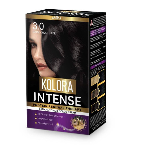 Kolora Intense Крем-боя за коса 3.0 Тъмен шоколад 50 мл