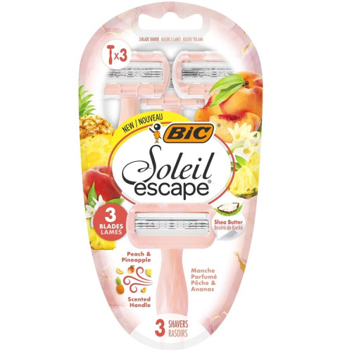 BIC Soleil Escape Peach & Pineapple Дамска самобръсначка х 3 броя