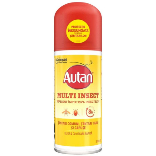 Autan Multi Insect Protection Plus Репелент спрей срещу насекоми 100 мл SC Johnson