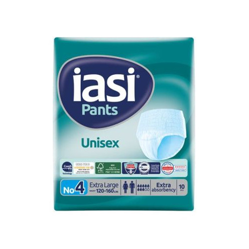 IASI Pants Пелени-гащи за възрастни Unisex N4 XL 10 бр 