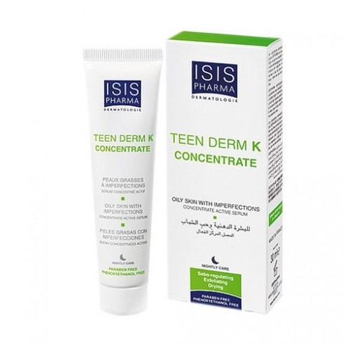 Teen Derm K Concentrate Крем срещу акне за мазна кожа 30 мл Isis Pharma