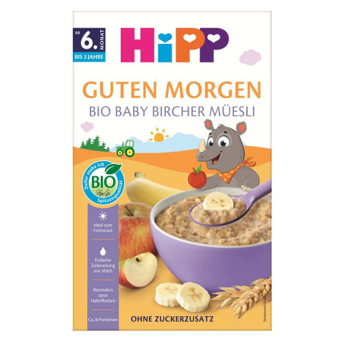 HiPP Baby Bircher Muesli Първо био мюсли на бебето 6М+ 250 гр