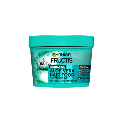 Garnier Fructis Aloe Vera Hair Food Хидратираща маска за нормална до суха коса с алое вера 390 мл