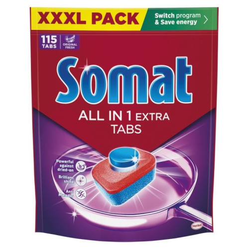 Somat All in One Extra XXXL Таблетки за съдомиялна машина х 115 бр