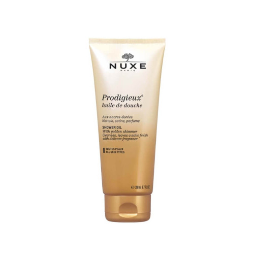 Nuxe Prodigieux Измиващо душ олио със златни частици 200 мл