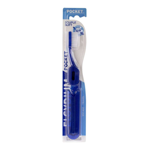 Elgydium Pocket Soft Сгъваема четка за зъби