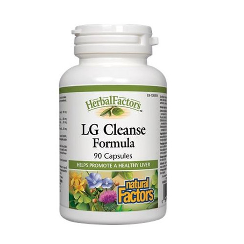 Natural Factors LG Cleanse Детокс формула за черен дроб и жлъчка x 90 капсули