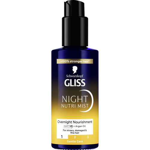 Gliss Night Elixir Нощен олио-мист за коса 100 мл