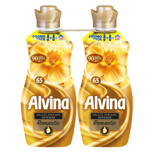 Alvina Deluxe Perfume Intense Romantic Омекотител за тъкани 2 х 1430 мл Комплект
