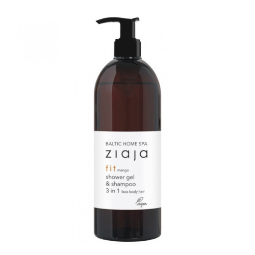 Ziaja Baltic Home Spa Fit Mango Душ гел и шампоан 3в1 за коса, тяло и лице 500 мл