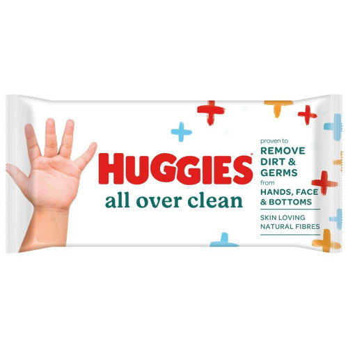 Huggies All Over Clean Мокри кърпи 56бр