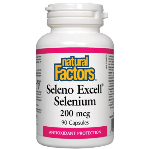 Natural Factors Selenо Excell Селен антиоксидант 200 мкг х 90 капсули