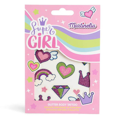 Martinelia Super Girl Временни бляскави татуировки