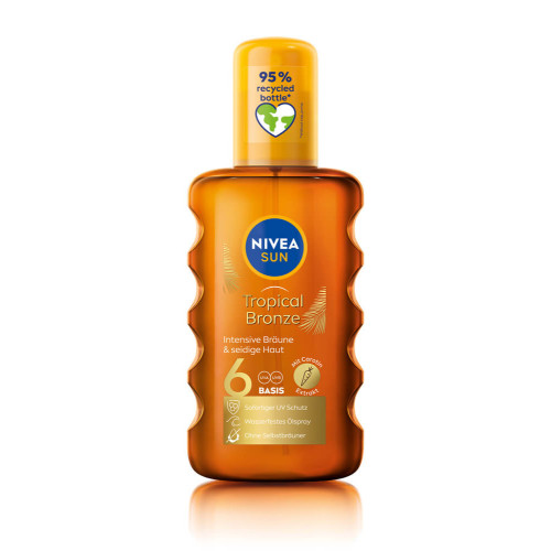 Nivea Sun Carotene Слънцезащитно спрей-олио с каротен SPF6 200 мл