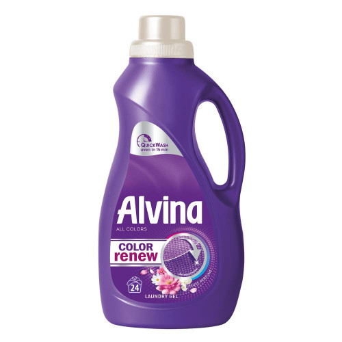 Alvina Color Deluxe Perfume Перилен препарат за цветни тъкани - лилав 1080 мл