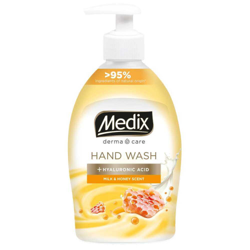 Medix Derma Care Milk & Honey Течен сапун за ръце 400 мл Помпа