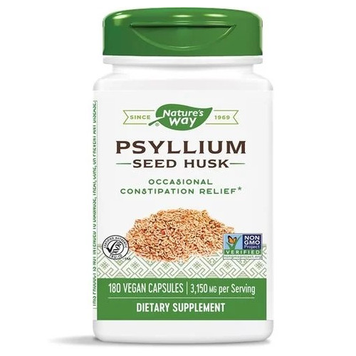Nature’s Way Psyllium Seed Husks Хуск за пречистване на храносмилателната система 525 мг х180 V капсули
