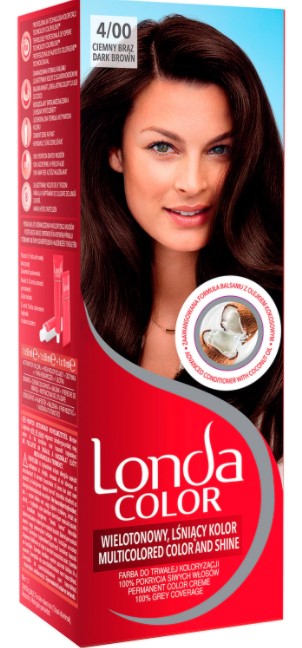 Londa Color Перманентна крем-боя за коса 4/00 Тъмно кафяв Procter&Gamble